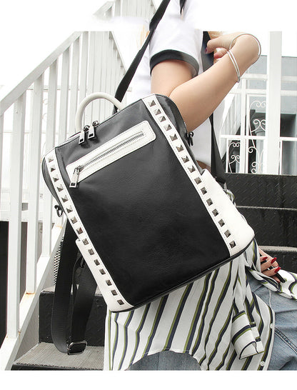 cobbler legend retro backpack women genuine leather shoulder bags