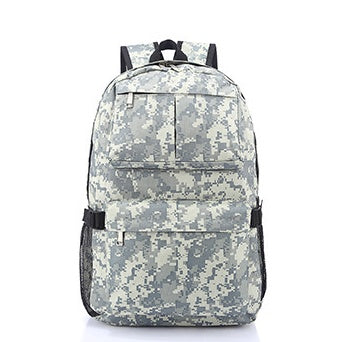 camouflage stylish backpack leisure large capacity waterproof backpack for men and women