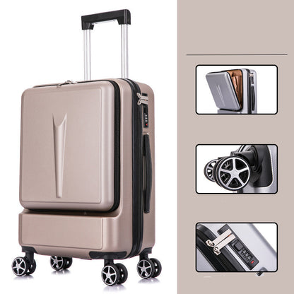 suitcase large capacity universal wheel password trolley case women