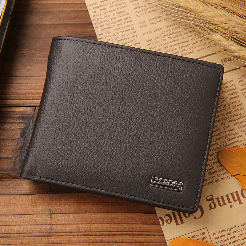 jinbaolai short mens wallet