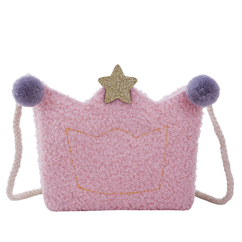Small Wool Velvet Bag Female  Japanese  Cute Girl Portable  Small Satchel