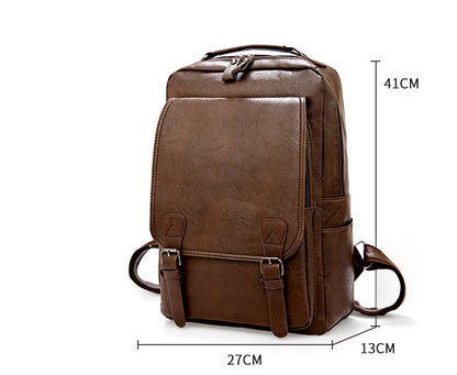 pu backpack male large bag