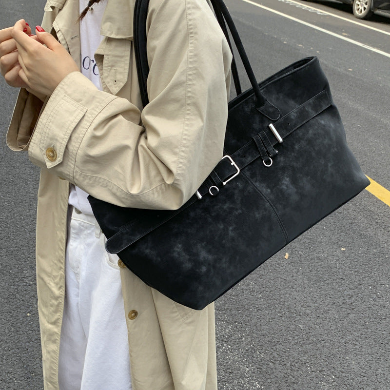 Retro Shoulder Bag Simple And Versatile Fashion Handbag