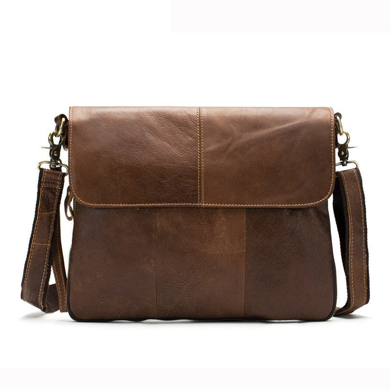 mens business flap shoulder bag