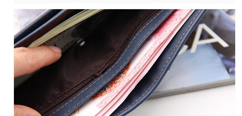 short large capacity multifunctional wallet