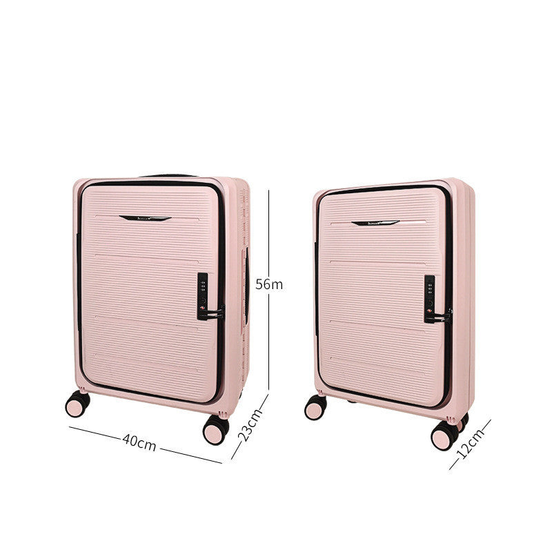 24 inch universal wheel password trolley case