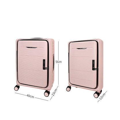 24 inch universal wheel password trolley case