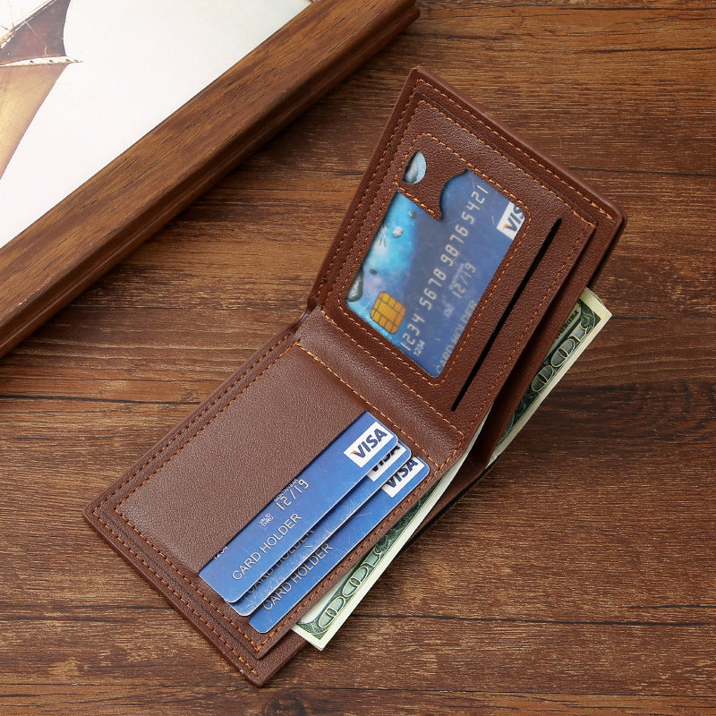 multi slot large capacity horizontal business wallet