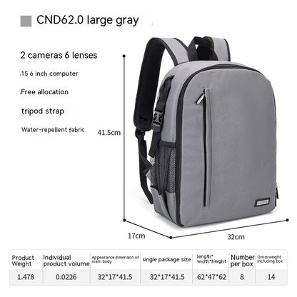 casual dslr camera bag solid color nylon camera bag