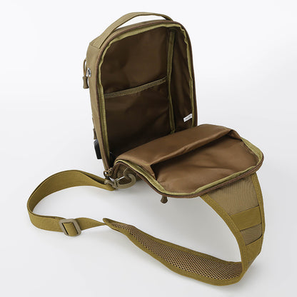 outdoor lure camouflage large capacity multi functional mens shoulder crossbody tactical chest bag