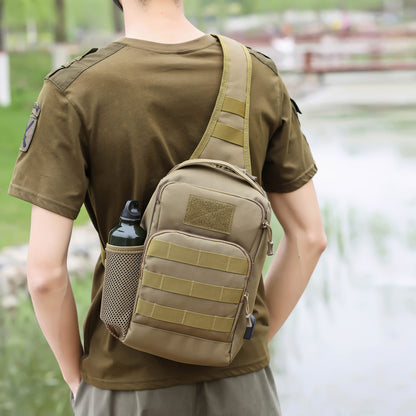 outdoor lure camouflage large capacity multi functional mens shoulder crossbody tactical chest bag