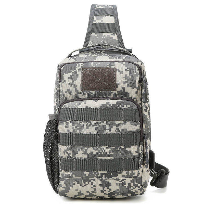 outdoor lure camouflage large capacity multi functional mens shoulder crossbody tactical chest bag