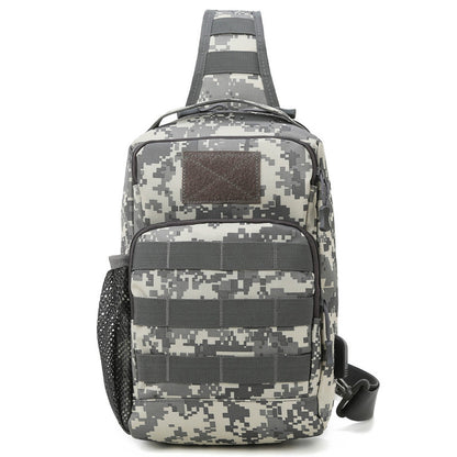 outdoor lure camouflage large capacity multi functional mens shoulder crossbody tactical chest bag