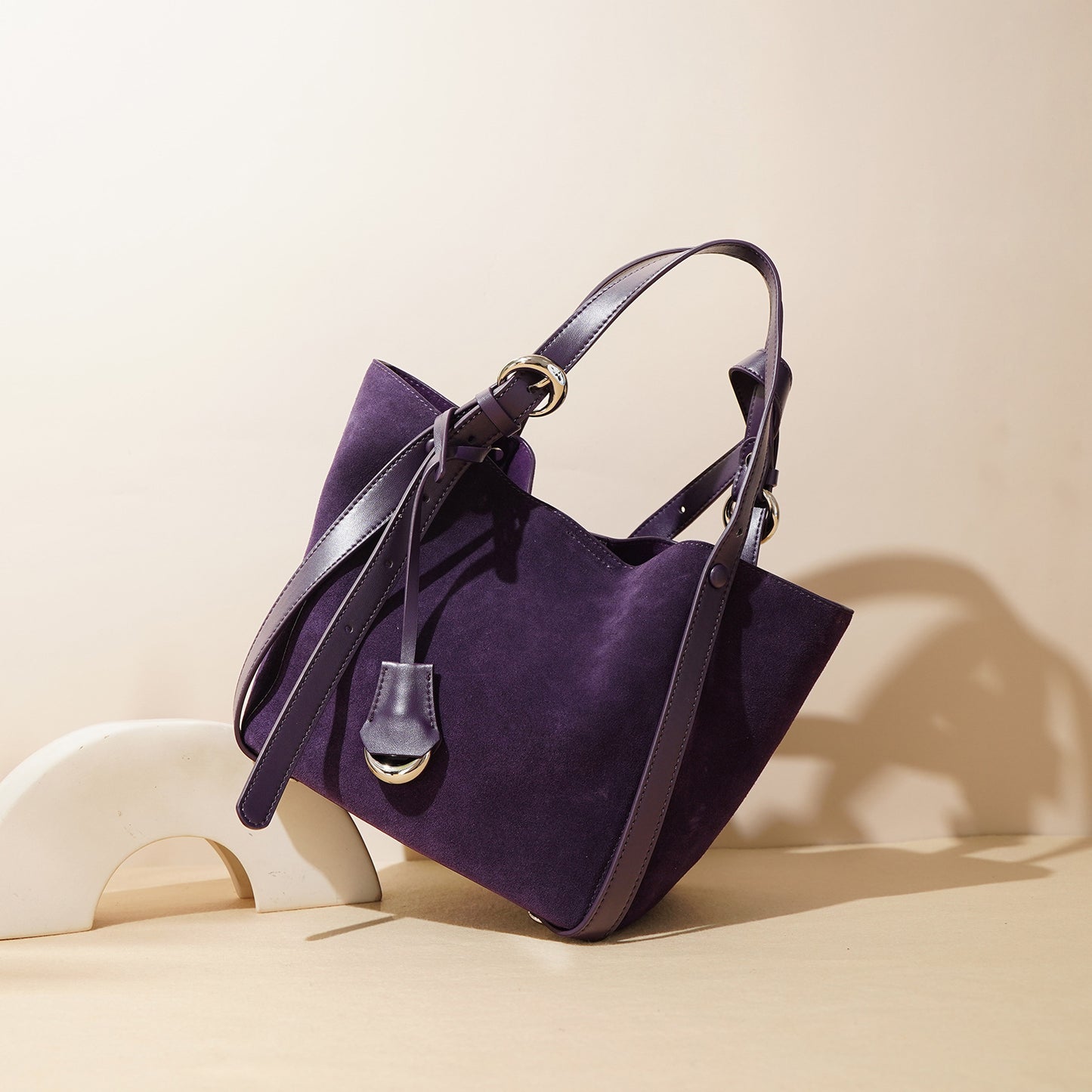 large capacity high end vegetable basket bucket shoulder messenger bag