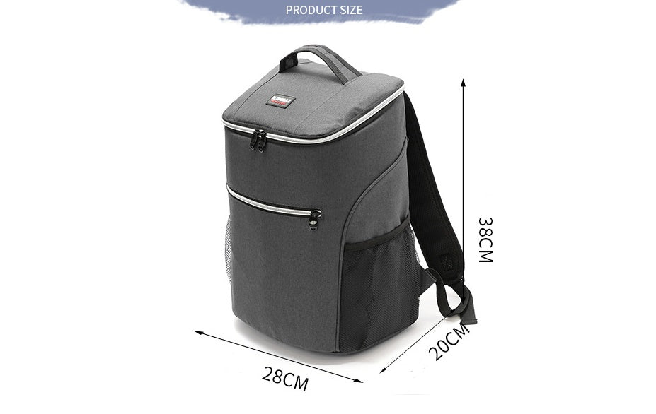 double shoulder heat preservation backpack