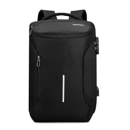 anti theft and waterproof usb shoulder computer bag