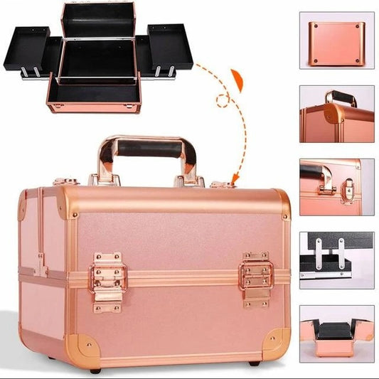 aluminum professional cosmetic case toolbox