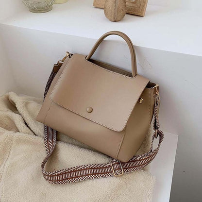 Large-capacity Bag Tide Simple Foreign Trade Texture Messenger Bag Western Fashion One-Shoulder Atmospheric Handbag