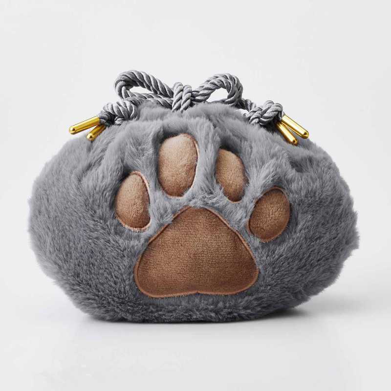 cute cats claw drawstring cosmetic storage bag portable