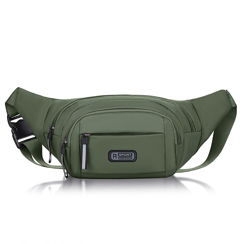 mens multifunctional waist bag wear resistant waterproof crossbody bags
