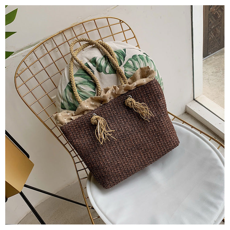 woven tote bag