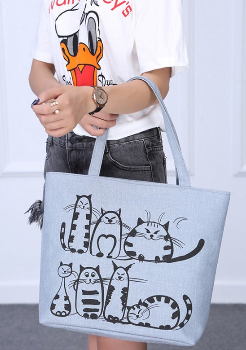 cat tote bag