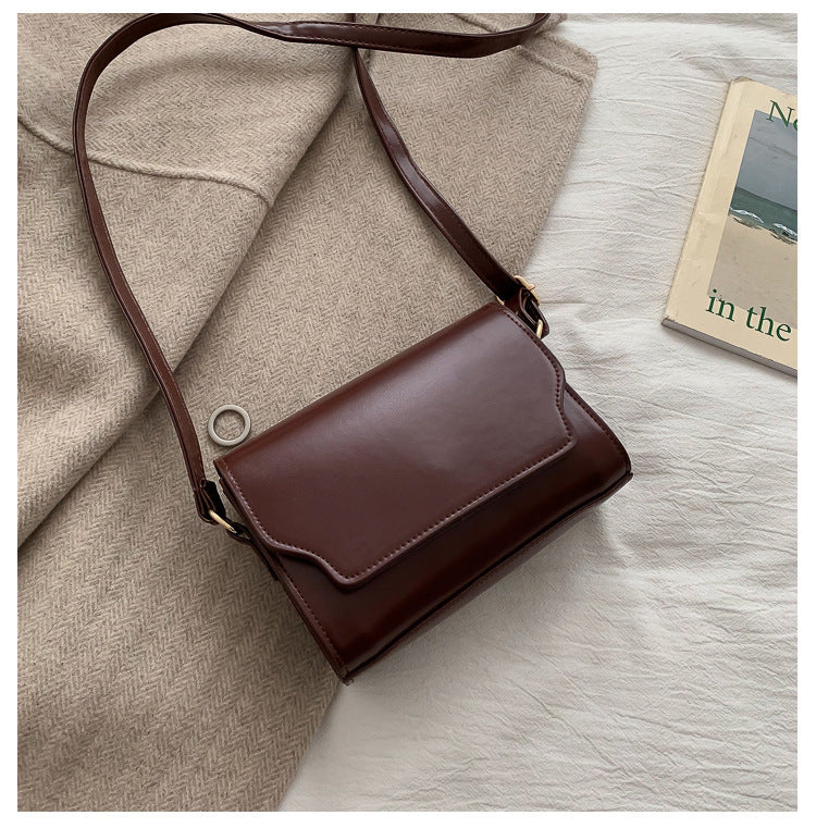 single shoulder bag chic casual wide shoulder strap messenger female bag