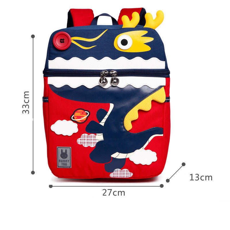 childrens student cartoon print schoolbag backpack