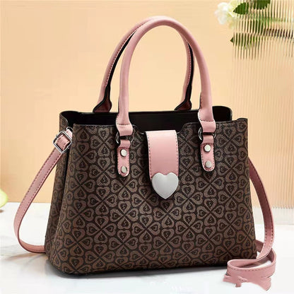 large capacity womens bag shoulder printing casual womens bag