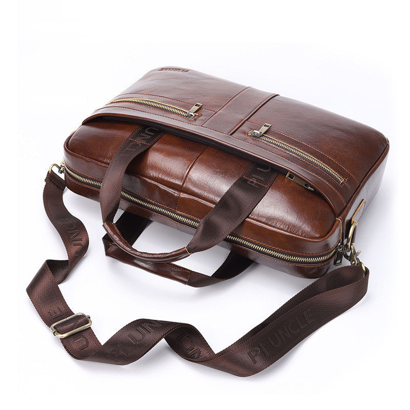 new leather mens briefcase