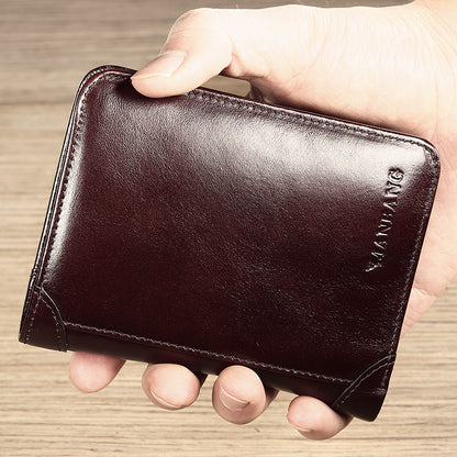 mens leather wallet