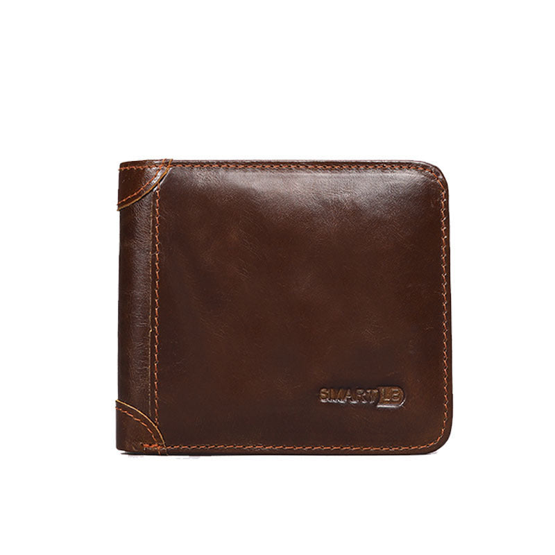 mens wallet genuine leather