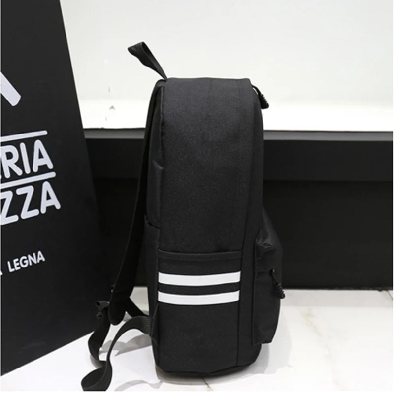 casual college style canvas luminous backpack