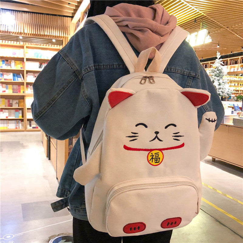 campus all match girlfriend student backpack