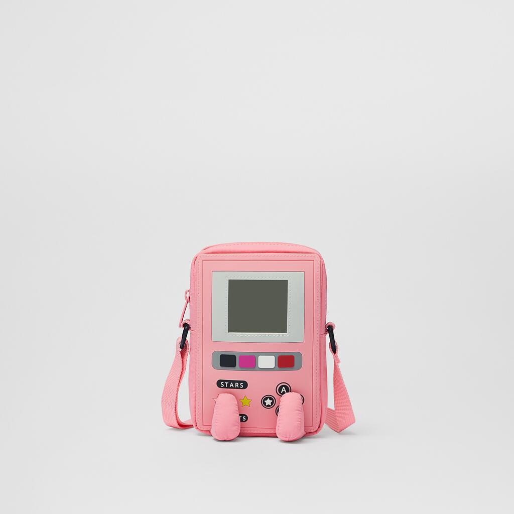 game console messenger bag girl cartoon mobile phone