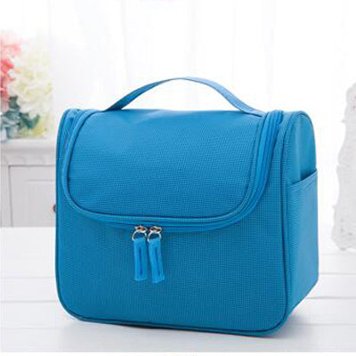 new cationic waterproof large capacity cosmetics dry and wet wash bag two layer cosmetic bag