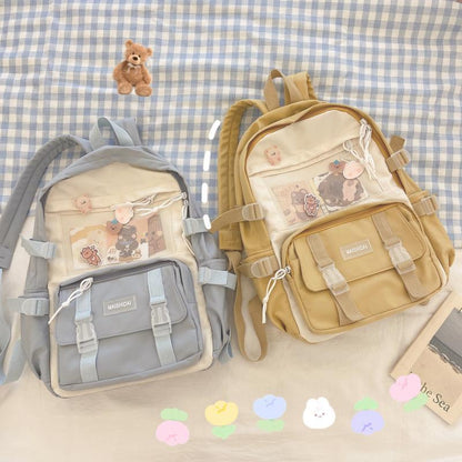 cute teenage high school student junior high school student backpack