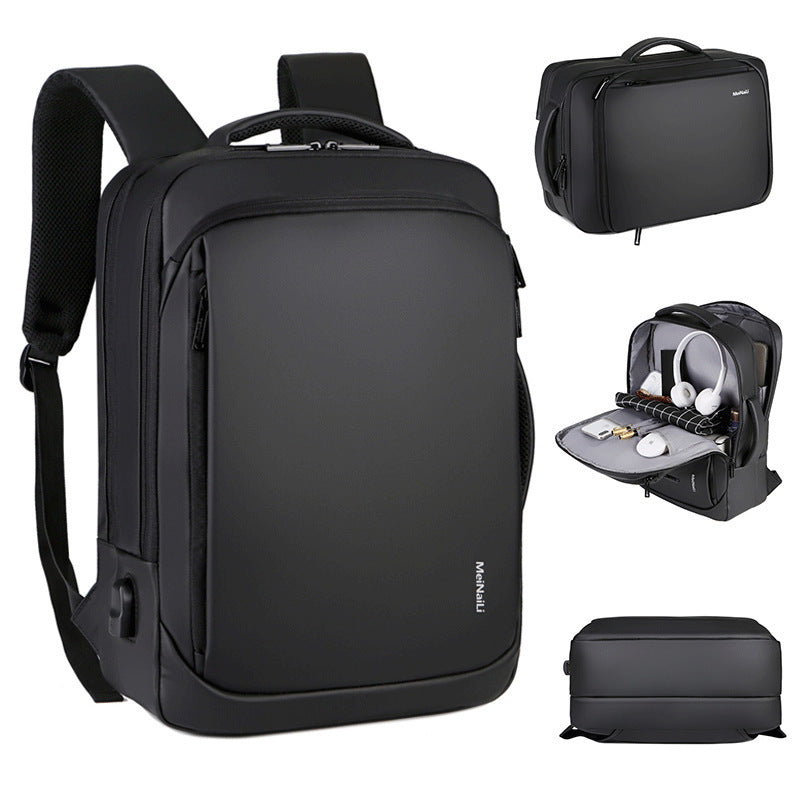 large capacity travel bag waterproof and wear resistant business computer bag