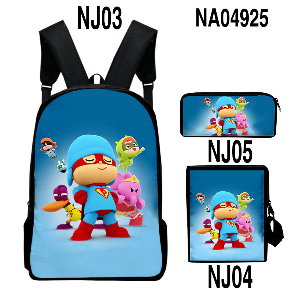 digital color printing bag trendy backpack set