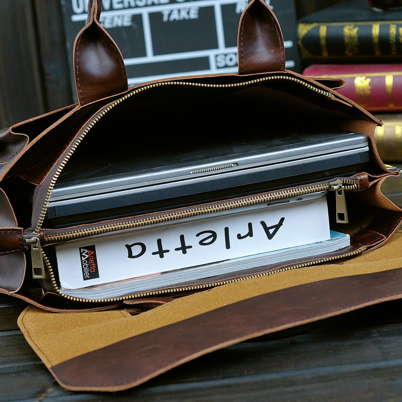 one shoulder messenger business computer briefcase