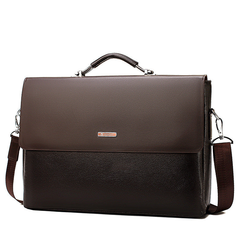 mens bag horizontal handbag large capacity business briefcase