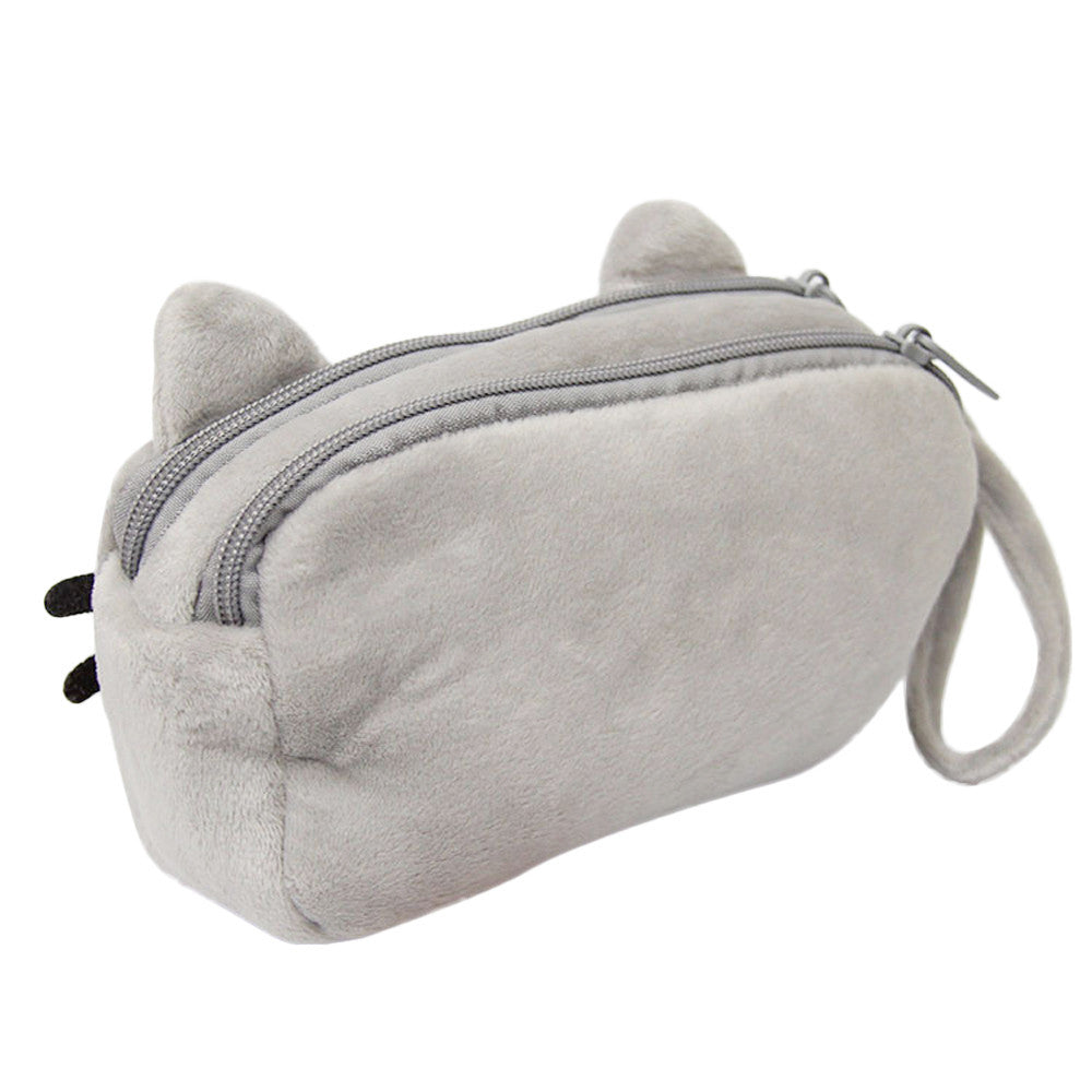 plush pencil case storage cosmetic bag stationery box