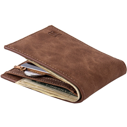 mens wallet short paragraph coin purse wallet