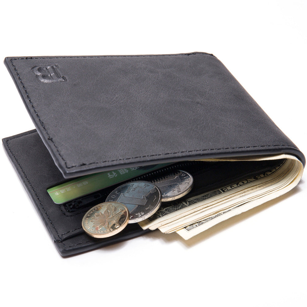 mens wallet short paragraph coin purse wallet