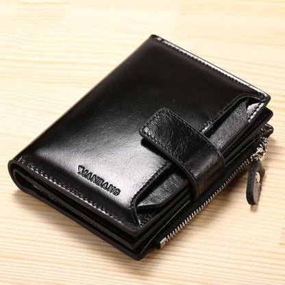 mens leather wallet wallet card holder