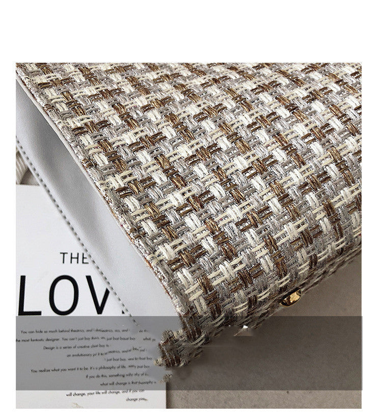 Women's Woven French Niche One-shoulder Handbag