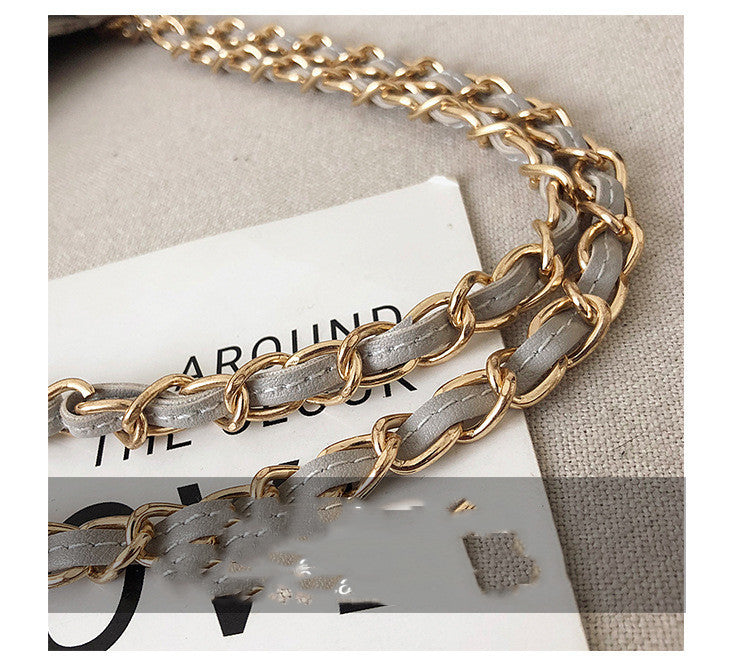 Women's Woven French Niche One-shoulder Handbag