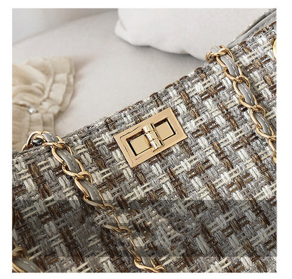 Women's Woven French Niche One-shoulder Handbag