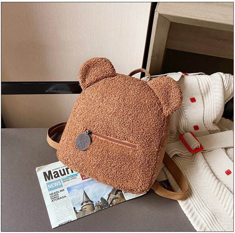 bear backpacks portable children travel shopping rucksacks womens cute bear shaped shoulder backpack