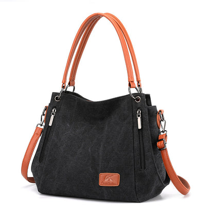 Women's Single Shoulder Simple Cloth Bag Canvas Bag